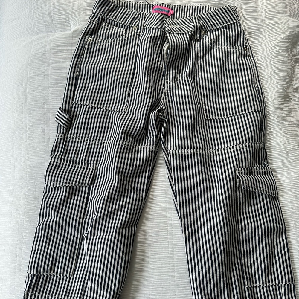 Edikted striped carpenter pant
